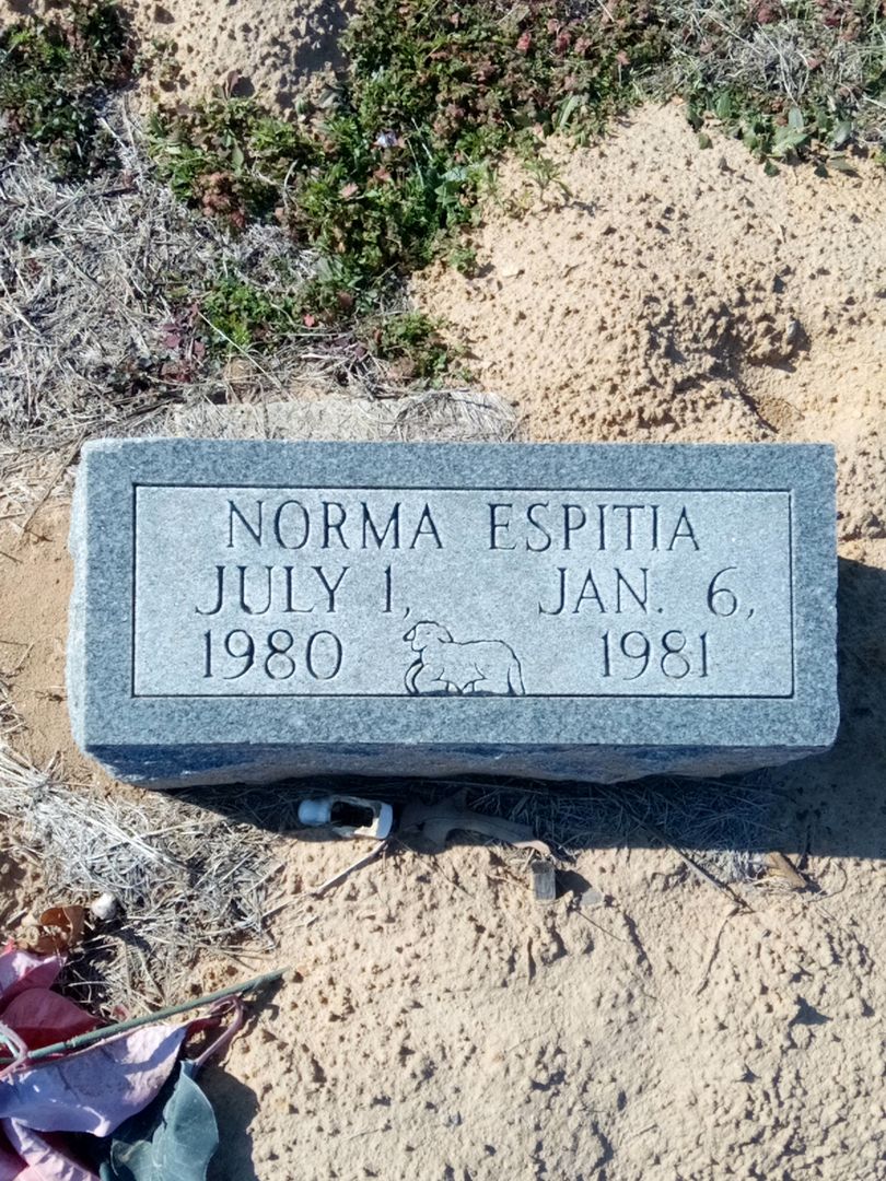 Norma Espitia's grave. Photo 1