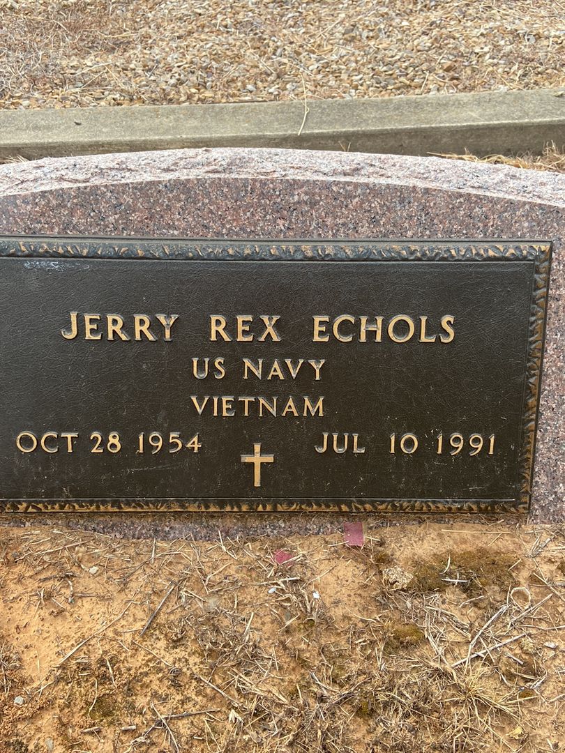 Jerry Rex Echols's grave. Photo 1